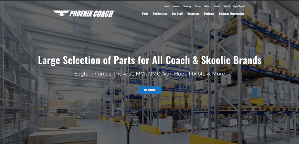 Phoenix Coach Parts Store Launches