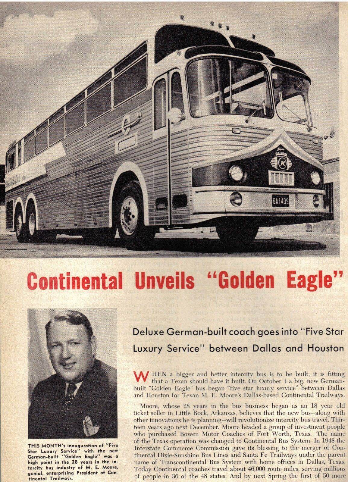 Continental Unveils Golden Eagle